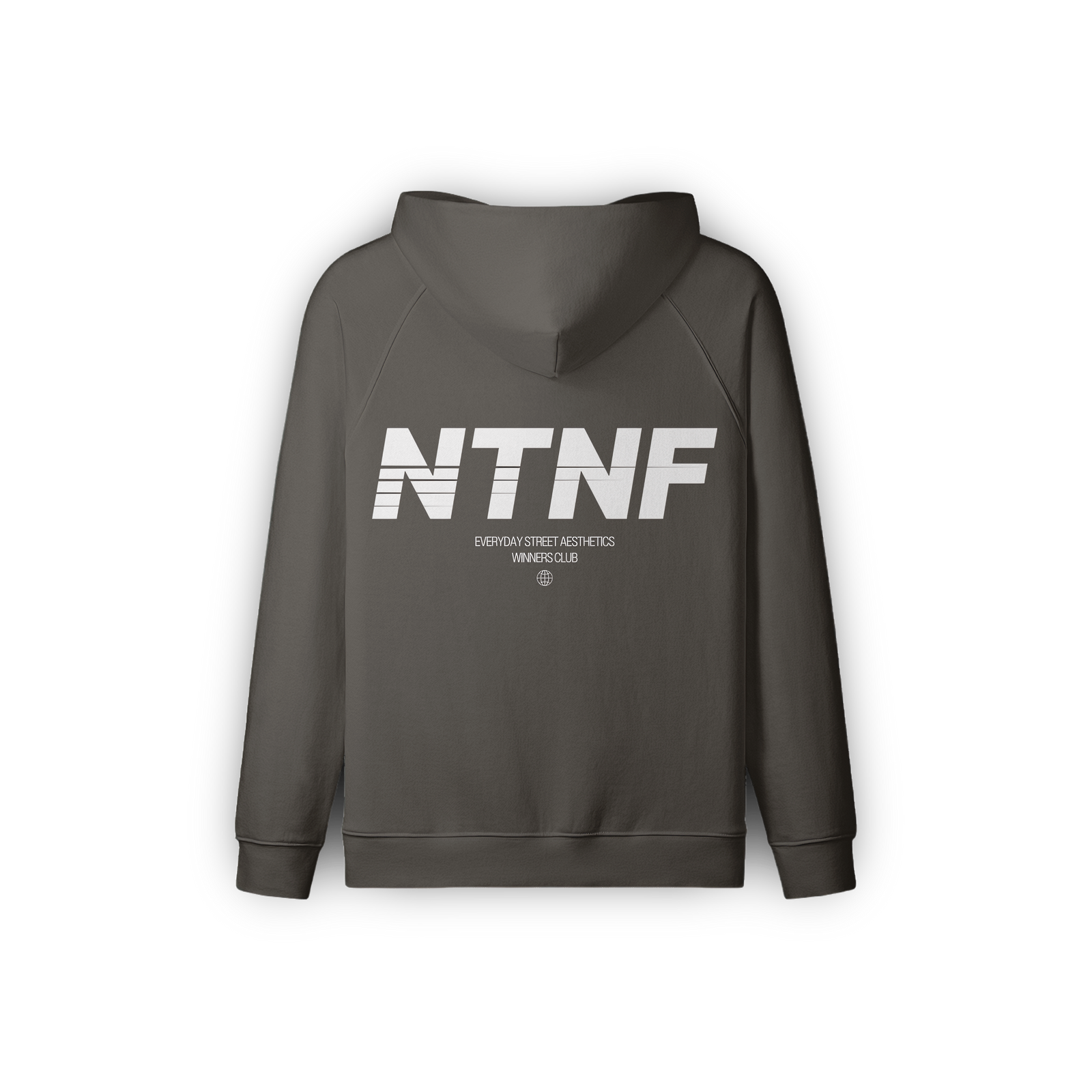 Fleece-Lined Zip Hoodie "NTNF"