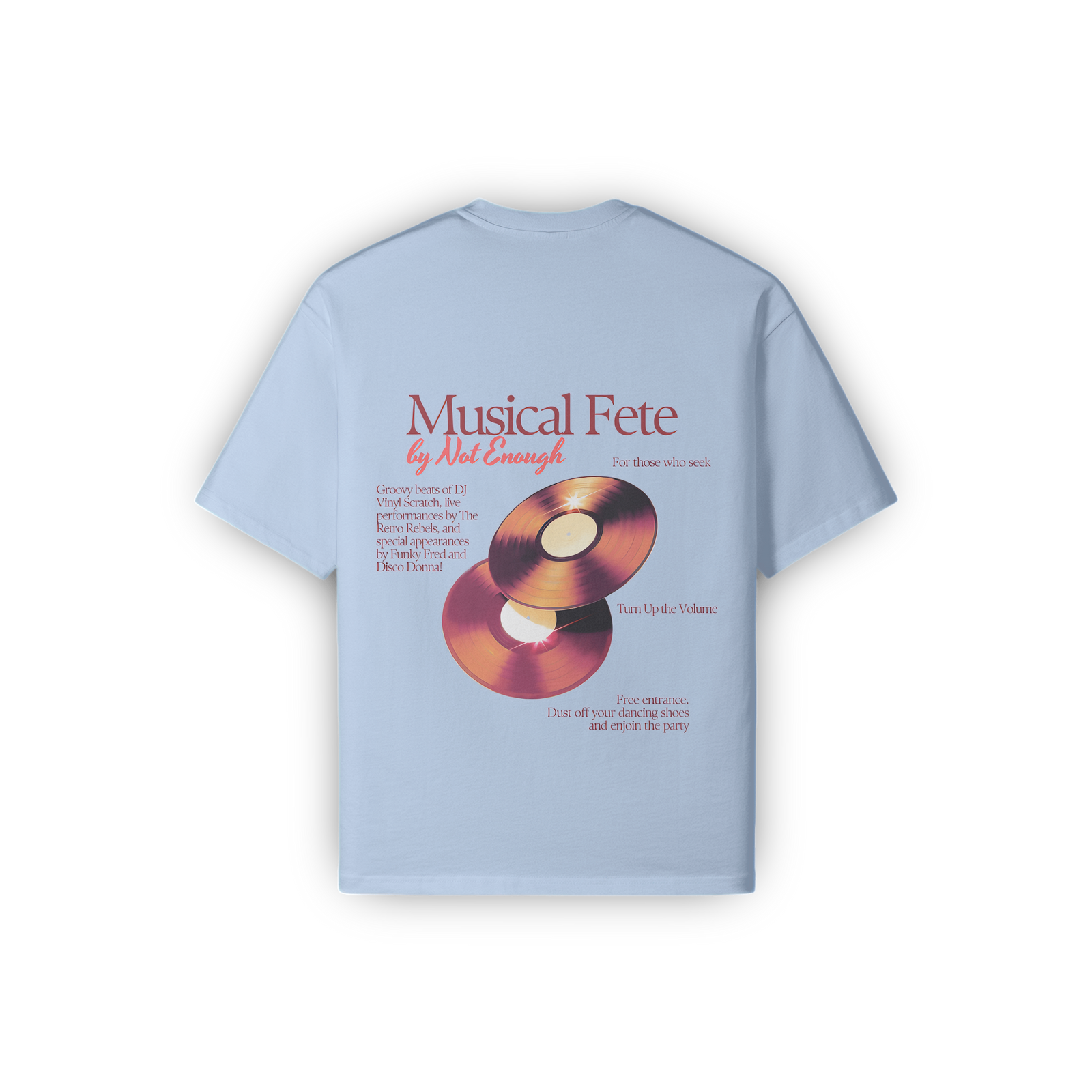 Boxy T-Shirt "Musical Fete"